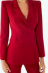 DOUBLE BREASTED JACKET RED - Barrus London